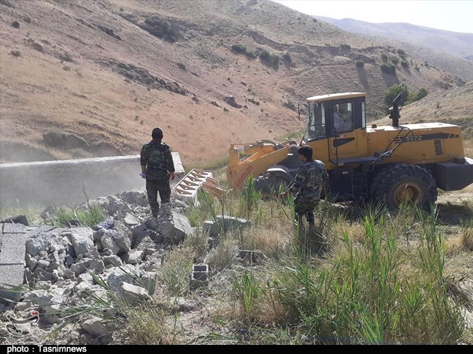 5 هزار مترمربع از اراضی ملی استان گلستان رفع تصرف شد