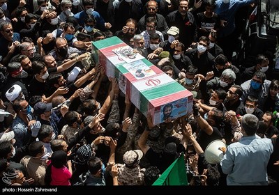 تشییع پیکر فرمانده شهید جواد اللهکرم