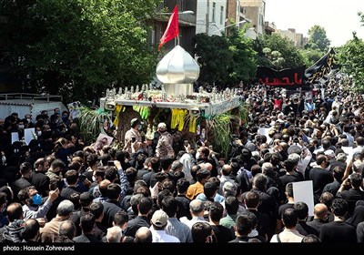 تشییع پیکر فرمانده شهید جواد اللهکرم