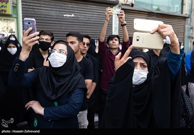 تشییع پیکر فرمانده شهید جواد اللهکرم