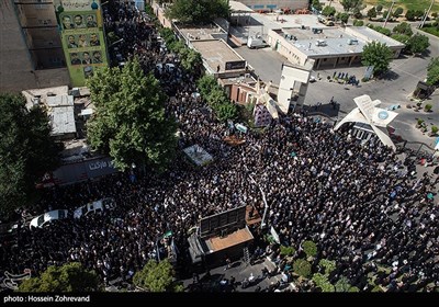 تشییع پیکر فرمانده شهید جواد اللهکرم