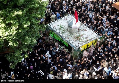 تشییع پیکر فرمانده شهید جواد اللهکرم