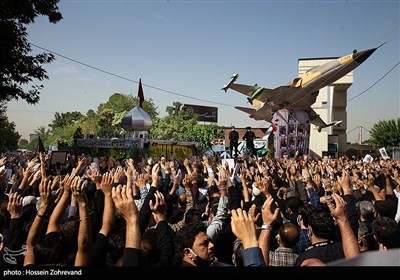 تشییع پیکر فرمانده شهید جواد اللهکرم