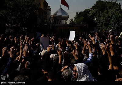 تشییع پیکر فرمانده شهید جواد اللهکرم