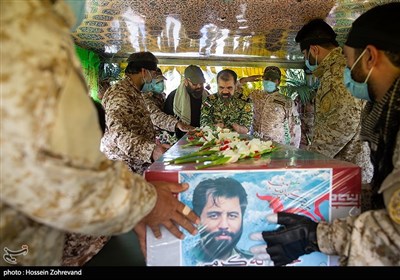 تشییع پیکر فرمانده شهید جواد اللهکرم