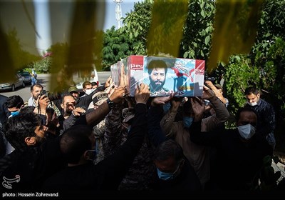 تشییع پیکر فرمانده شهید جواد اللهکرم