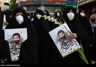 تشییع پیکر فرمانده شهید جواد اللهکرم