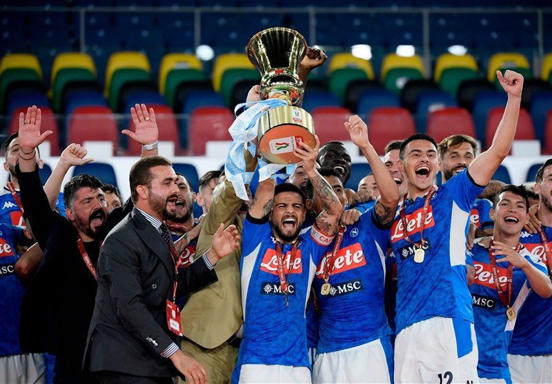 جام حذفی ایتالیا| ناپولی با غلبه بر یوونتوس ششمین قهرمانی‌اش را جشن گرفت