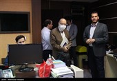 حضور مهدی چمران در خبرگزاری تسنیم