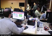 حضور مهدی چمران در خبرگزاری تسنیم
