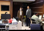 حضور مهدی چمران در خبرگزاری تسنیم