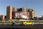 دیوارنگاره جدید میدان ولیعصر(عج) به مناسبت روز دختر رونمایی شد+عکس