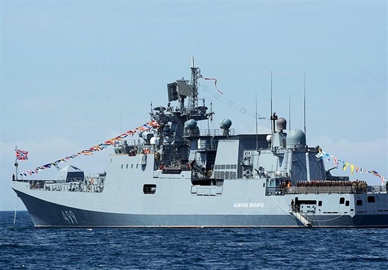 پیوستن یک ناوچه جدید به نیروهای دریایی روسیه در دریای مدیترانه