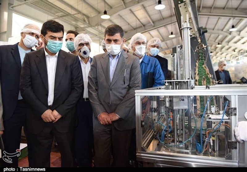 بازدید سرپرست وزارت صنعت از یک واحد تولیدی در البرز به روایت تصویر