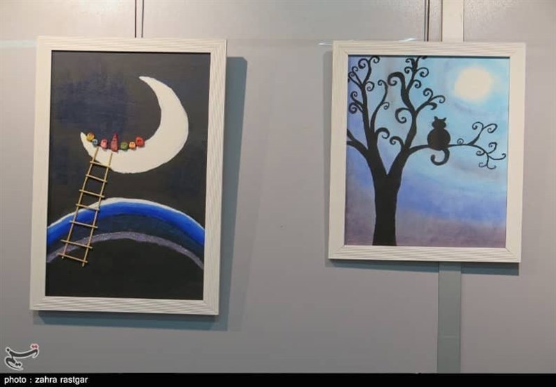 نمایشگاه گروهی نقاشی «هنر سپید» در رشت به روایت تصویر