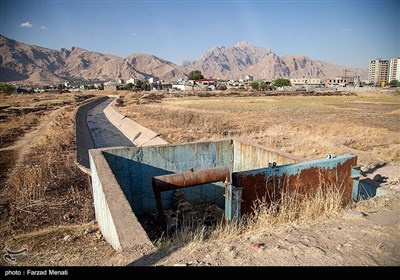خشکی رودخانه فصلی - کرمانشاه