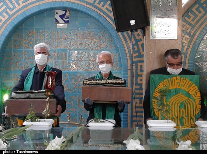 ‌خادمان حرم رضوی در دهه کرامت از مدافعان سلامت استان بوشهر قدردانی کردند