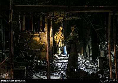 انفجار و آتش‌سوزی مرکز درمانی سینا