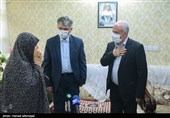 دیدار وزیر فرهنگ و ارشاد  با خانواده شهیدان خالقی‌پور