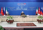 نشست مجازی روند آستانه|‌روحانی:‌ فشارهای آمریکا خللی در اراده کشورهای دوست سوریه ایجاد نمی‌کند