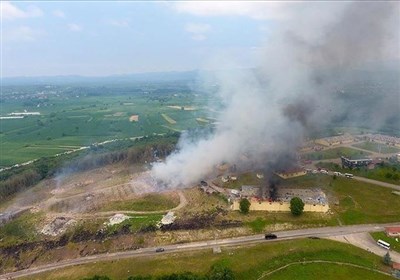  انفجار در کارخانه مواد محترقه در ترکیه؛ وزرای کشور، بهداشت و کار در محل حادثه 