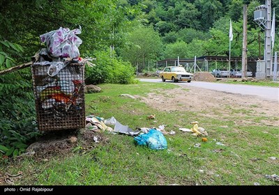 زباله سوغات گردشگران به روستاهای رحیم آباد گیلان