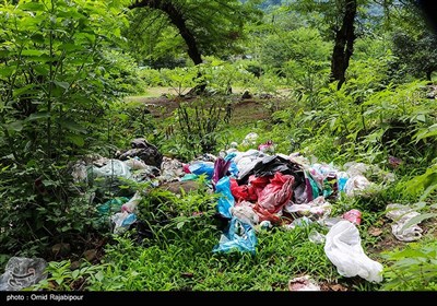 زباله سوغات گردشگران به روستاهای رحیم آباد گیلان
