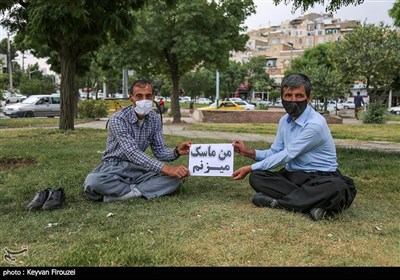 آغاز طرح پویش من ماسک می‌زنم در کردستان