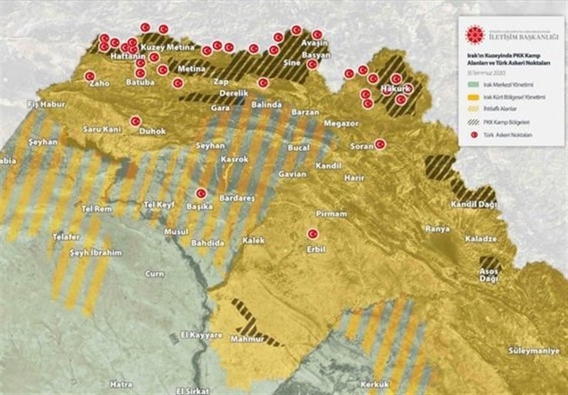 کشور ترکیه , کردستان عراق , 