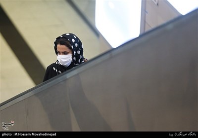 استفاده از ماسک در متروی تهران