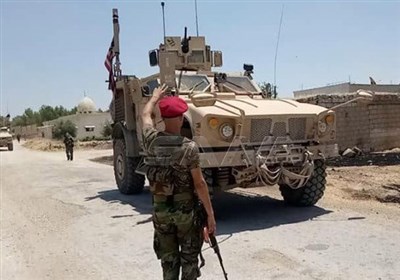  ممانعت ارتش سوریه از عبور کاروان ائتلاف آمریکایی 