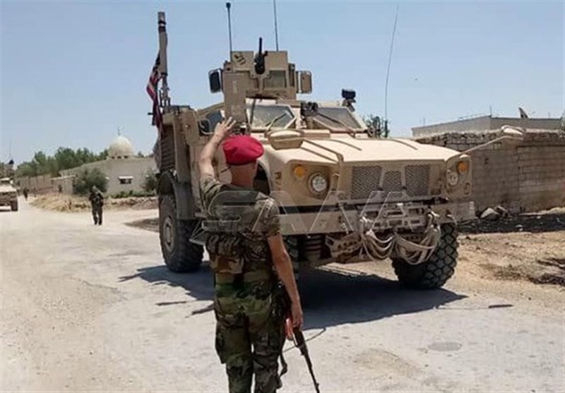 ممانعت ارتش سوریه از عبور کاروان ائتلاف آمریکایی