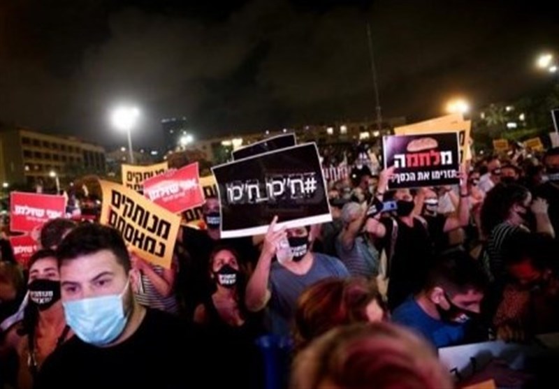 تظاهرات 10هزار نفری علیه نتانیاهو در شهرهای صهیونیستی