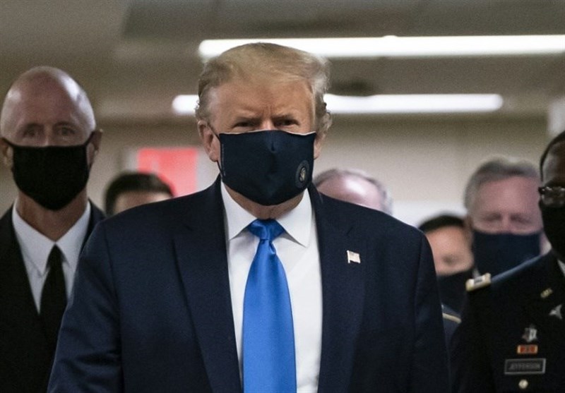 As Virus Rages in US, Trump Finally Wears A Mask