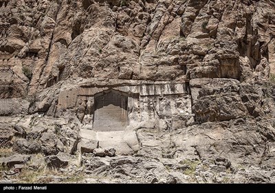 ایران کے صوبہ کرمانشاہ میں ایک تاریخی مقام کے خوبصورت مناظر