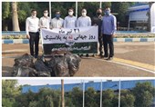 همزمان با روز جهانی نه به پلاستیک صورت گرفت: اجرای مراسم پاکسازی محوطه شرکت پگاه خوزستان