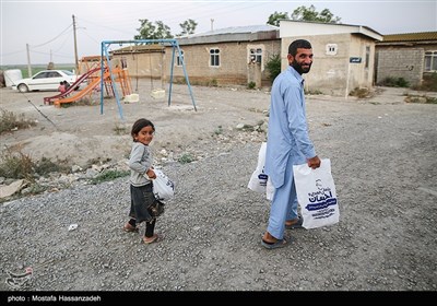 مرحله دوم رزمایش همدلی و احسان در گرگان