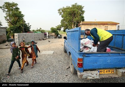 مرحله دوم رزمایش همدلی و احسان در گرگان