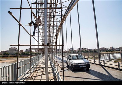 عملیات بهسازی و نورپردازی "پل سفید" 