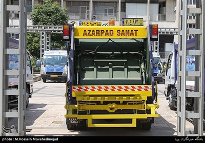 رونمایی از ناوگان جدید حمل و نقل پسماندهای بیمارستانی