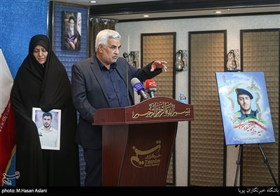سخنرانی پدر شهید میلاد خسروی از مأموران شجاع نیروی انتظامی