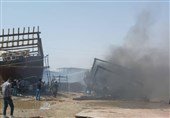 جزئیات آتشسوزی در کارخانه لنجسازی بوشهر / 7 شناور در آتش سوخت / حریق هنوز مهار نشده + تصاویر