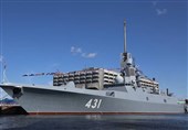 پیوستن یک ناوچه نظامی جدید به ناوگان دریایی روسیه