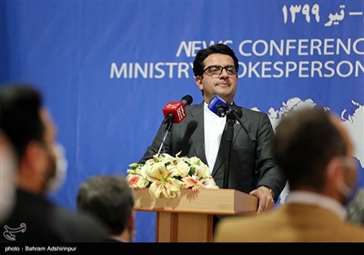 نشست خبری سیدعباس موسوی سخنگوی وزارت امور خارجه در اردبیل
