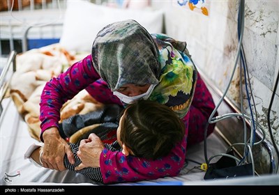 بخش کودکان مشکوک به کرونا در بیمارستان طالقانی گرگان