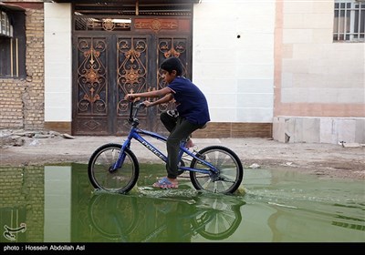 معضل فاضلاب در شهر آبادان