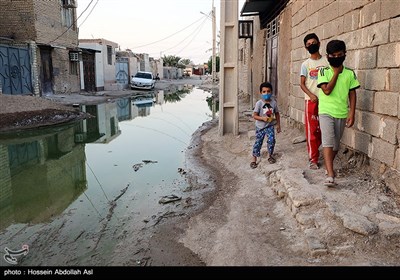 معضل فاضلاب در شهر آبادان