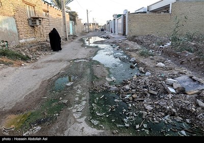 معضل فاضلاب در شهر آبادان