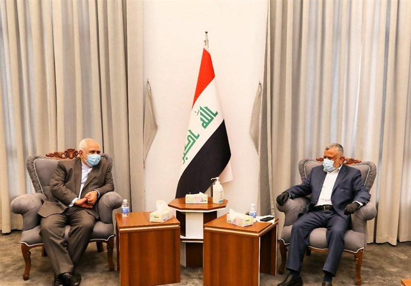 Iranian FM Meets Hakim, Amiri in Baghdad