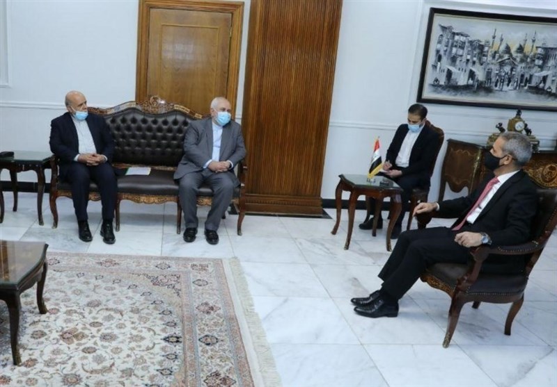وزیر الخارجیة الایرانی یلتقی رئیس مجلس القضاء الاعلى فی العراق